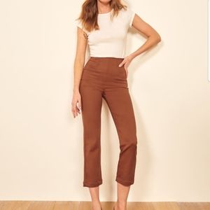 BLUE NWT Reformarion Marlo pants